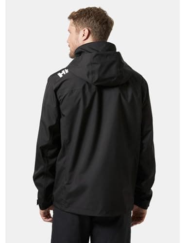 Helly Hansen Men's Crew Hooded Jacket 2.0, Black, L — view 5