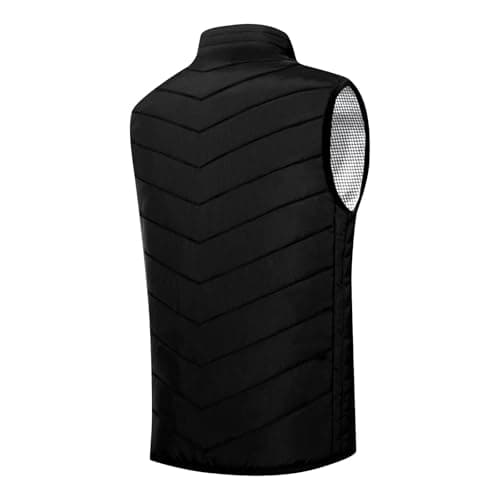 Heated Vest for Men Lightweight Heated Jacket Electric USB Charging Body Warmer Gilet with 17 Heating Zones Winter Heating Clothing for Outdoor Working,Skiing,Hiking,Riding(No Power Bank) — view 3