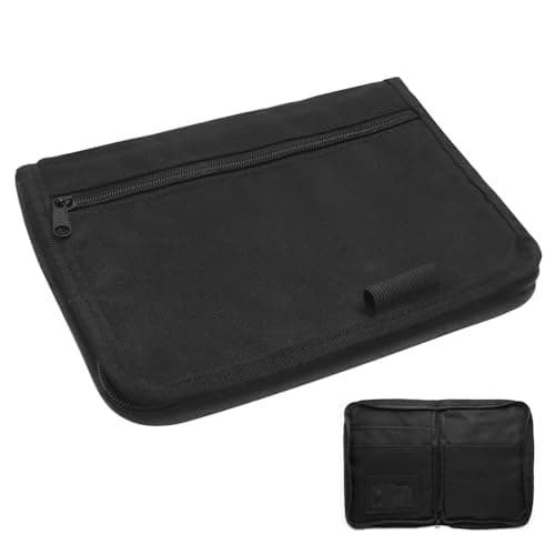 YDHfdc Car Document Holder Glove Box Organiser A5 Document Holder Multi-Pocket Oxford Fabric Document Organiser with Zipper for Glove Box,Registration,Driving Licence,Insurance,Manuals