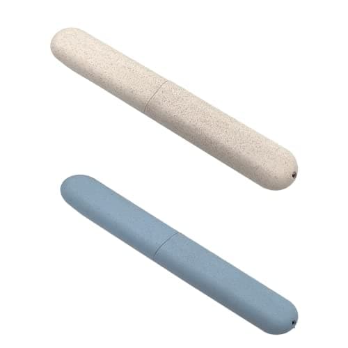 CCLKHY 2 Pcs Toothbrush Case, Toothbrush Travel Case Cover, Portable Toothbrush Storage Case, Sutiable for Home Travel Outdoor Camping Hiking Business Trip