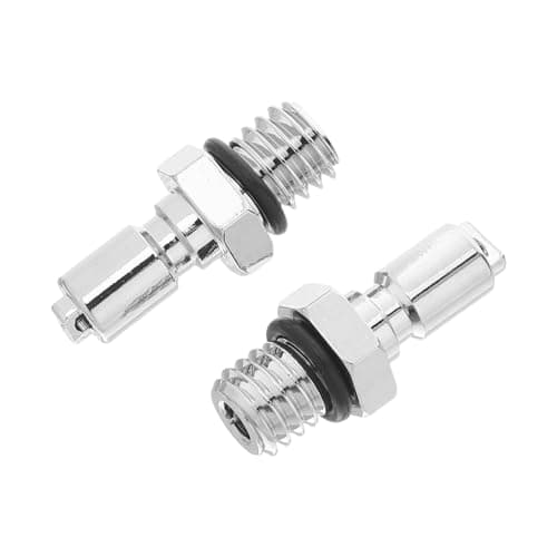 KOMBIUDA 2pcs Quick Release Scuba Valve Adapter Thread Pressure-resistant Air Connector for Diving Equipment Compact and Lightweight for Professional and Beginner Divers Travel-friendly