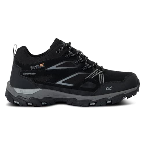 Regatta Men's Holcombe Low III Walking Shoes Water Resistant Padded Durable Hiking Footwear — view 2