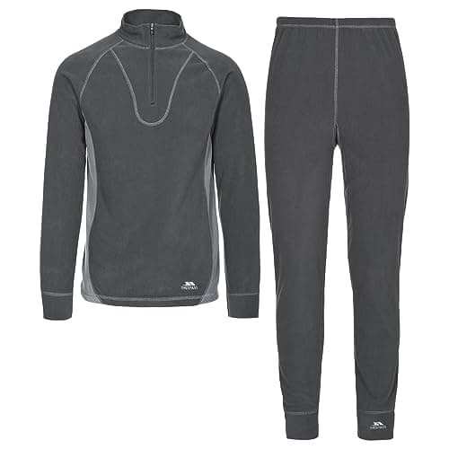 Trespass Unisex Thermal Base Layer Set Thriller Cement X in Size - S