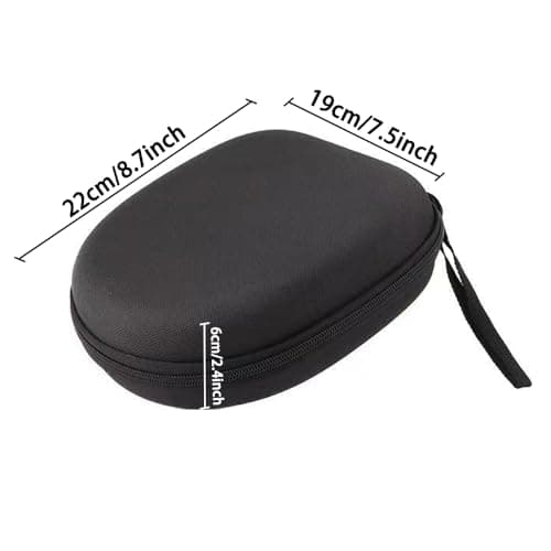 Over Ear Headphones Case, Hard Shell Storage Case Earphones Protective Case Travel Bag Protective Carry Bag — view 2