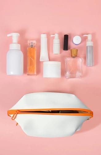 Onbagway 13" 6L Large Silicone Dopp Kit,Waterproof Leakproof Toiletry Bag,Foldable Travel Makeup Case for Mens Womens, White, 3L-6L, Toiletry Bag for Men — view 4