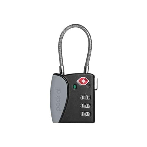 pack all TSA Approved Luggage Lock, Combination Travel Lock，1 Pack（Grey）