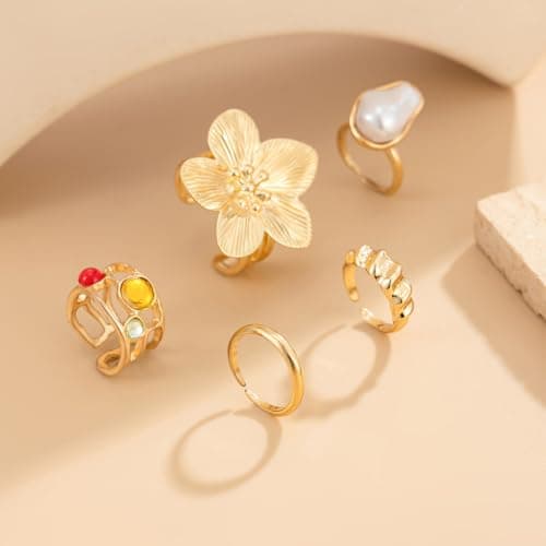 alloneslife Toe Jewelry Set Open Cuff Foot Accessory, Light gold 7112 — view 5