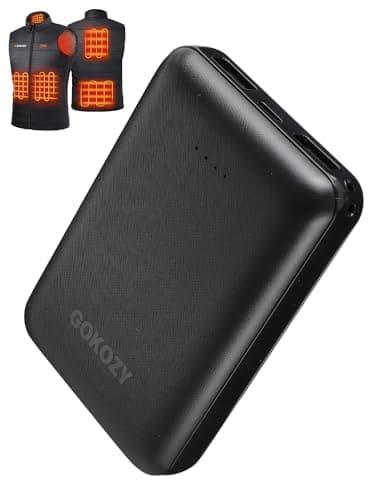 5V2.1A Power Bank 10000mAh with USB Charging Port for Heated Vest