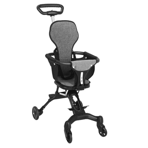 Baby Stroller Foldable Lightweight for Travel, One-Click Compact Design