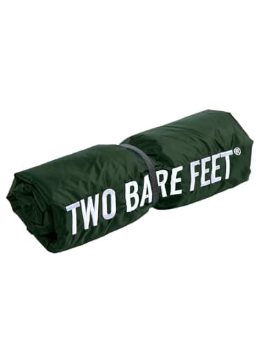 Two Bare Feet Portable Changing Mat for Surfing, Swimming, SUP & Watersports – Waterproof, Soft Sherpa Fleece, Roll-Up Design for Easy Travel & Outdoor Sports (Khaki/Black) — view 5