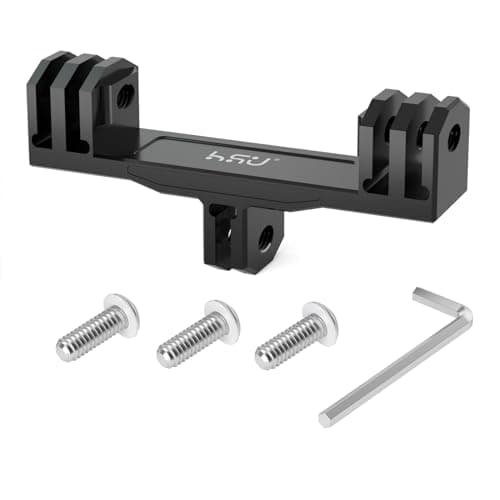 HSU Aluminium Alloy Twin Dual Mount Adapter for GoPro Action Cameras(90mm)