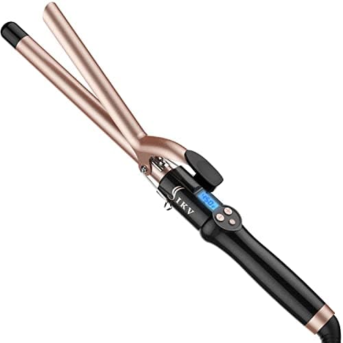 19mm Curling Tong Extra Long Barrel,110-210°C,Small Spiral Curl