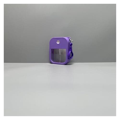 water and lotion bottle Spray Small Sanitizing Spray Scented Vegan Hand Sanitizer With Keychain Perfume Alcohol Water Spray Bottle Travel(Style 1 Purple)