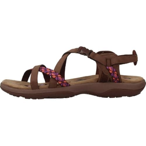 Skechers Women's Reggae Slim Vacay Sandal, Brown, 6 UK — view 2