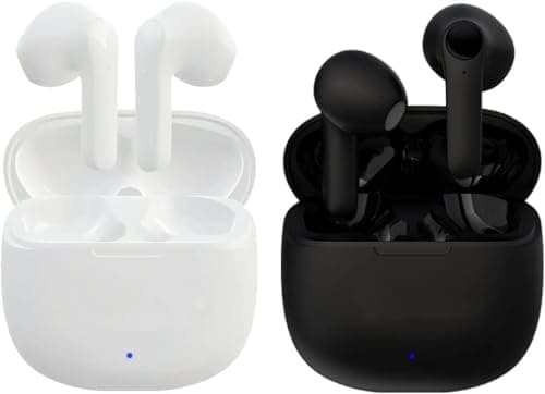 AXPADA Wireless Headphones,Wireless Bluetooth 5.3 Earbuds, Touch Control, Easy-Pairing, 24H Playtime,Noise Cancellation Built-in Mic with Charging Case, IPX8 Waterproof Earphones for Anroid/IOS — view 2