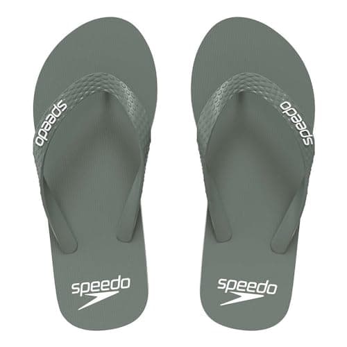 Speedo Men's Flip Flop | Flipflops | Beach Footwear for Men Sandals, GREEN, 8