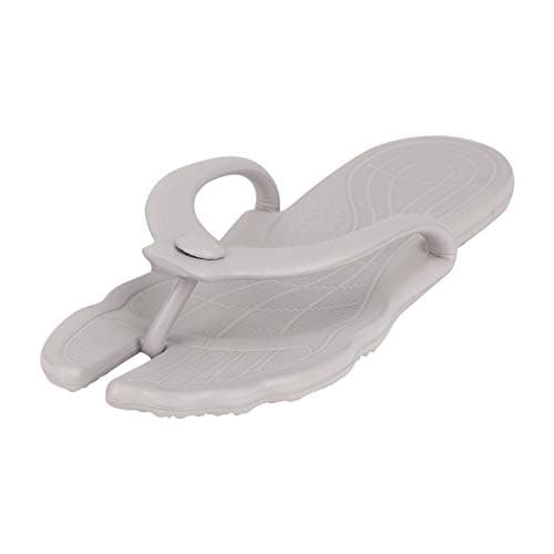 Unisex Travel Foldable Flip Flops Men Summer Portable Indoor Outdoor Shoes Non-Slip Rubber Sole Thong Sandals Beach Pool Sandals Massage Detachable Slider Shoe House Spa Yoga Open Toes Slippers — view 4
