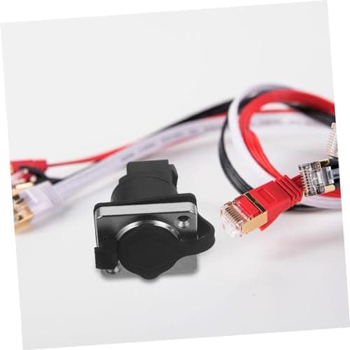 Rj45 Bulkhead Connector 90 Degree Splashproof Network Extension — view 2