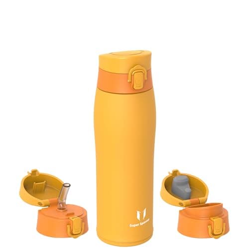 Super Sparrow Water Bottle Stainless Steel 18/8 - Travel Mug - 750ml - Insulated Metal Water Bottle - BPA Free - Leakproof Drinks Bottle — view 2
