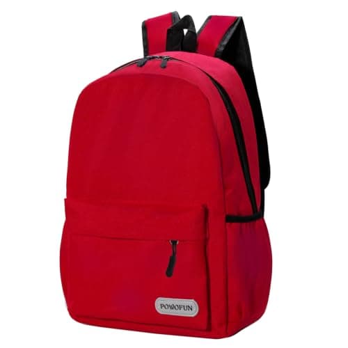 POWOFUN 15 inch Kids Elementary Backpack Lightweight Casual Travel