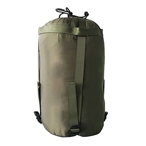 Compression Sleeping Bag Lightweight Bag Storage Stuff Sack for Camping Hiking Backpacking Outdoor Activities Army Green — view 5