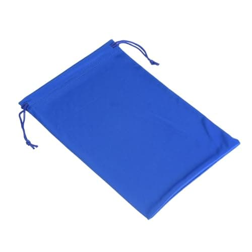 PATIKIL Ski Goggle Bag, 7.1"x10.6" Microfiber Snow Goggles Case Cover Soft Storage Sleeve Drawstring Pouch for Sunglasses Glasses Eyeglasses Camera Lenses Blue