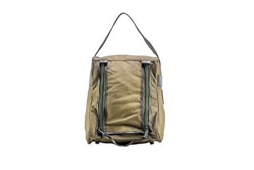 JACK PYKE Walking Boot Bag for Adults – Heavy Duty Cotton Canvas, Durable Boot Storage with Wipe Clean Base, Double Zips & Carry Handle – Hiking & Outdoor Travel Gear - Green — view 3