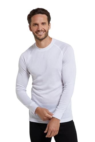 Mountain Warehouse Talus Mens Isotherm Base Layer Top White (R L