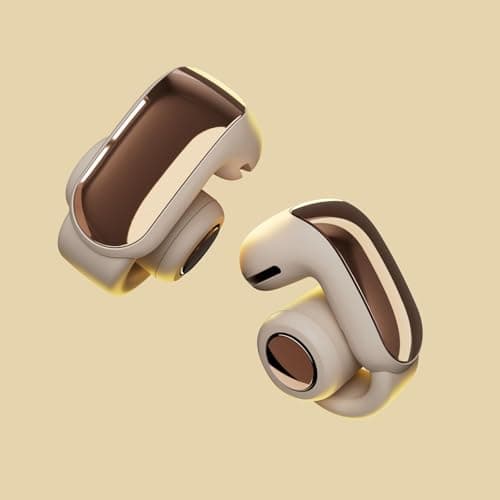 Bose Ultra Open Bluetooth Earbuds with OpenAudio Technology, Open Ear Wireless Earbuds, Up to 48 Hours of Battery Life, Driftwood Sand - Limited Edition — view 2