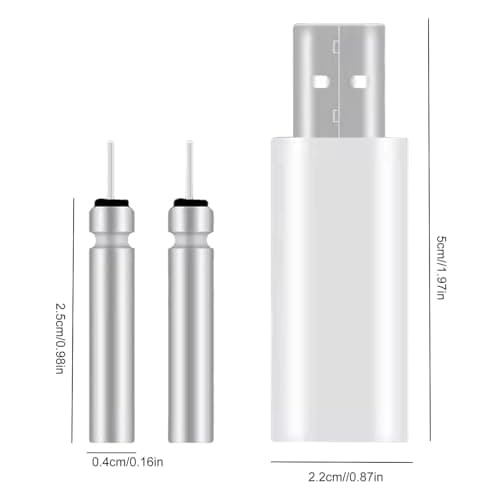 1 Set Electric Fishing Float Charger USB Rechargeable Mini Electronic Fishing Float Reusable for Outdoor Fishing Socket Power Bank Computer (Single hole) — view 6