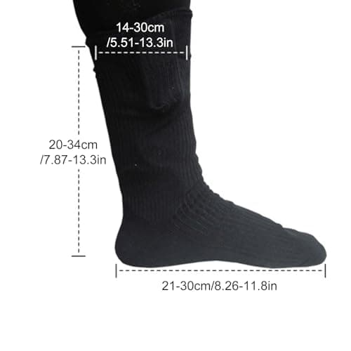 Heated Socks for Women Insulation Warmer Comfortable Washable Electric — view 5