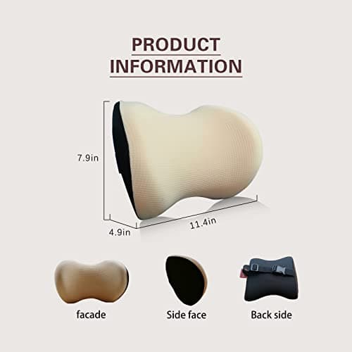 Super Comfy Car Headrest Pillow, Softness Car Pillow for Neck Pain Relief — view 2