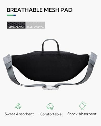 Waterfly Bum Bag Large Waist Fanny Pack with Multi-Pockets for Men Women — view 3