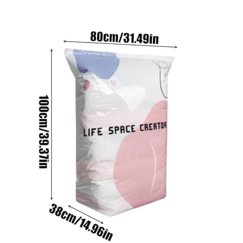 No-Pump 3D Vacuum Storage Bags,3-Sec Fast Compression, 4 PCS Roll-Up Compression, Vacuum Storage Bag, Reusable Vacuum Pack Bags for Clothes Duvet Travel and Home (2 Large Sizes) — view 2