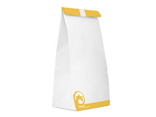 Oqard Disposable Sick Bags - Sealable Paper Vomit Bag with Plastic Lining - Great for Travel, First Aid Kits, Pregnancy or General Sickness - Pack of 10 — view 2
