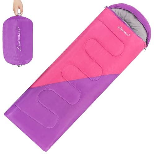 Clostnature Lightweight Camping Sleeping Bag for Adults and Kids, 3 Season