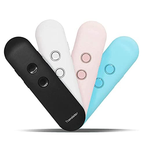 KGFDSGDS Language Translator Device, Smart Instant Language Translator Device, 42 Languages Instant Two Way Translation, for Travelling Learning Business Shopping Meeting,Blue Hello — view 2