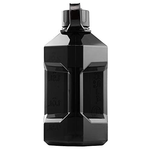 Beast 2 Litre Water Bottle 2L Large Gym Water Jug - Eddie Hall Merch, Black — view 3