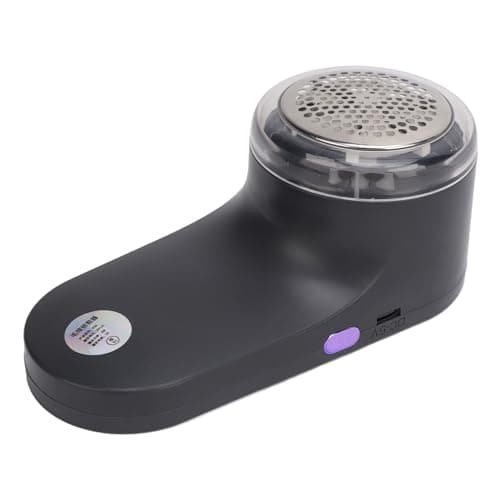 Alomejor Lint Remover Compact Travel Fabric Trimmer for Sweater Couch Blanket, Rechargeable Fuzz Remover for Home Office Use (Grey) — view 5