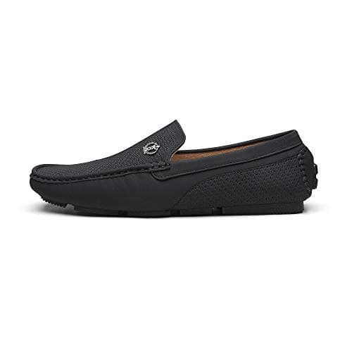 Bruno Marc Men's Driving Loafers Slip-on Shoes,Size 9.5,Black,3251314 — view 2
