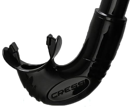 Cressi Sirena & Island 2.0 Snorkel Set - Wide-View Snorkelling Mask Combo Set - One Size, Unisex - Black/Black - Unisex — view 6