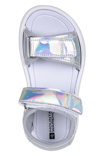 Mountain Warehouse Supernova Kids Sandal - Toddler Shoes with Neoprene Lining, EVA cushioning & Touch Strap Fastening - Spring Summer Beach, Walking & Outdoors Iridescent 2 — view 5