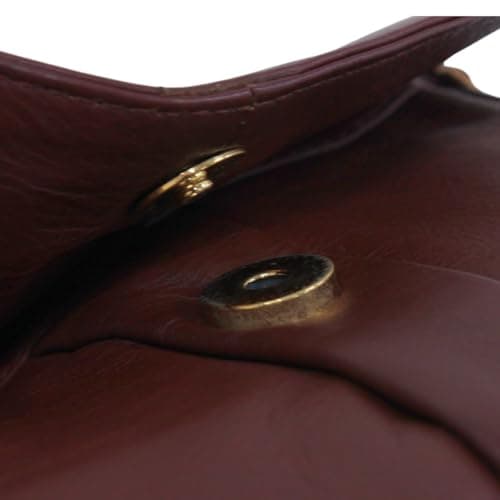 Luigi's Genuine Leather Cross-Body Bag – Adjustable Strap, Magnetic Lock, Zipper Pockets, Elegant Design(Cognac) — view 5