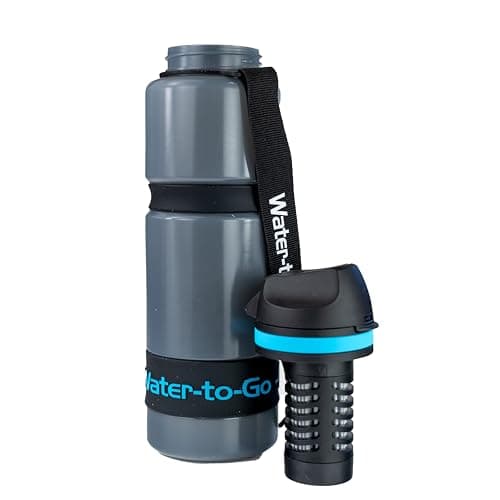Water-to-Go Eco Active BPA-Free Filter Bottle & Purifier, 750ml, Blue — view 3