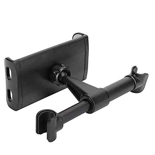 Yosoo Health Gear Adjustable Car Back Seat Phone Mount Tablet Mount ABS Aluminum Alloy 360 Rotation Fits 4 to 11 Inch Devices Rear Seat Holder for Kids Family Travel — view 4