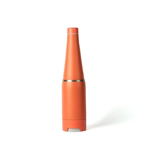 Nudge Innovations Duet: Magnetic Stackable Water Bottle and Insulated Coffee Cup, 600ml/340ml, Recycled Stainless Steel, BPA-Free Plastic, Fits Standard Cup Holder, Sunny Coral — view 2