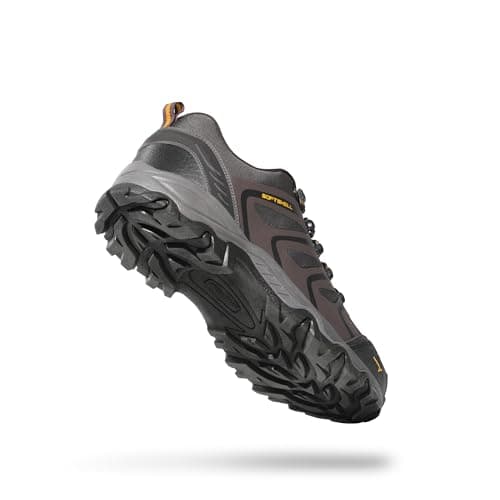 NORTIV 8 Men's 160448-low Brown Black Tan Low Rise Waterproof Hiking Shoes Size 10 US/9 UK — view 2
