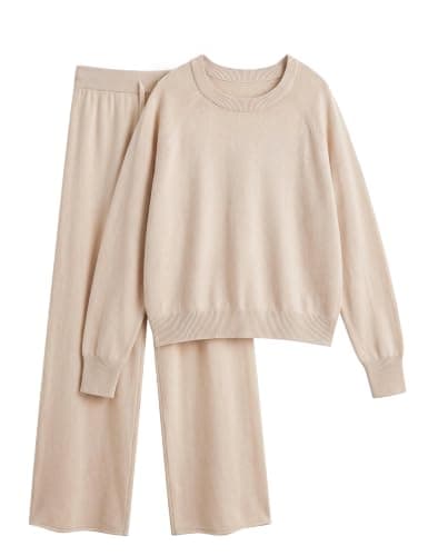 heekpek Lounge Wear Sets for Women 2 Piece Outfit Tracksuits(Apricot,L) — view 5