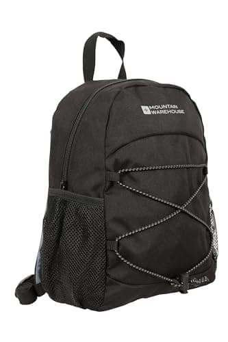 Mountain Warehouse Walklet 6L Rucksack - Reflective Details Casual Daypacks, Bottle Pockets Backpack, Bungee Cords Bag, Shoulder Straps - Best for Picnics, Outdoors Jet Black One Size — view 2