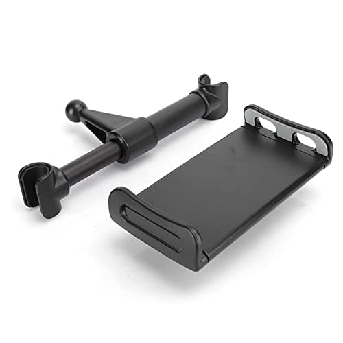 Yosoo Health Gear Adjustable Car Back Seat Phone Mount Tablet Mount ABS Aluminum Alloy 360 Rotation Fits 4 to 11 Inch Devices Rear Seat Holder for Kids Family Travel — view 5